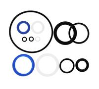 DECOMELODY Kit de Réparation de Joints D’Étanchéité en Caoutchouc Haute Pression 10 Pièces Joints Toriques Assortis Résistants à Haute Température pour Vérin Hydraulique de Transpalette