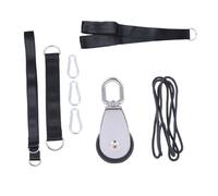 DECOMELODY Kit Poulie Câble Portable pour Tirage Triceps avec Corde Nylon Longue Système DIY et Compact pour Entraînement Bras et Poignets à Accessoire Fitness Facile à Ranger