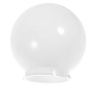 DECOMELODY Lampadaire Sphérique Étanche Acrylique pour Jardin et Patio Jour Remplaçable Style Globe avec Couvercle Décoration Lumineuse Extérieure Protection Déflagrante pour Applique Murale
