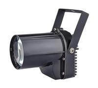 DECOMELODY Lampe Spot LED Boule Miroir Rotative Blanche Lumière Disco Colorée pour Scène et Ambiance Festive Projecteur Décoratif Polyvalent pour Mur et Sol Éclairage Scénique Professionnel