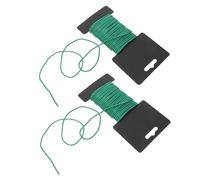 DECOMELODY Liens de Jardinage Souples 2 Rouleaux 2,8 Mm X 10 M Attaches Vertes Réutilisables pour Plantes, Fil de Ligature Flexible pour Soutien et Treillis, Outils de Jardinage Polyvalents