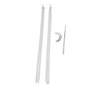 DECOMELODY Long Tassel Hairpin Stick Vintage Chinese Hair Chopsticks For Elegant Bun And Ponytail Styling Women