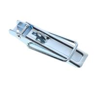 DECOMELODY Loquet Métallique Galvanisé à Levier Long Fermeture Robuste pour Boîtes à Outils Armoires et Portes de Remorque Installation Facile Verrouillage Stable et Sécurisé