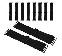 DECOMELODY Lot de 10 Bandes Élastiques Ajustables pour Perruques Bandeaux Transparents en Silicone Accessoires de Maintien pour Postiche à Lace Front Confort et Fixation Discrète