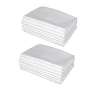 DECOMELODY Lot de 100 Doublures Jetables Transparentes pour Cage à Lapin, Revêtement en Film PE Étanche 95x70 Cm, Protection Hygiénique pour Petits Animaux Et Hamsters, Utilisable en Cage Et Litière