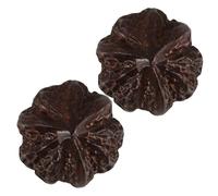 DECOMELODY Lot de 2 Balles de Massage en Noix pour Exercices Main Renforcement Préhension Balle d'Exercice Portable pour Seniors Relaxation Musculaire et Amélioration Souplesse