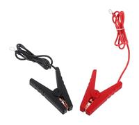 DECOMELODY Lot de 2 Câbles de Clôture Électrique Clips Cuivre Rouge et Noir, Fils de Connexion pour Système de Clôture Solaire, Compatible Amplificateur, pour Ferme, Élevage et Jardin