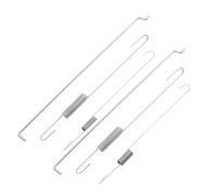 DECOMELODY Lot de 2 de Ressorts de Rappel D'accélérateur en Fer Argenté pour Générateur à Essence Résistants à l'usure Bruit Adaptés Moteur