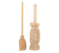 DECOMELODY Lot De 2 Goupillons Pour Biberons Brosses De Voyage Pour Biberons De Bébé Brosses De Nettoyage Pour De Nouveau-Né Kit De Lavage Pour Marron