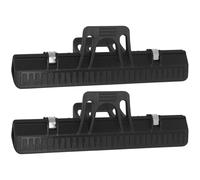 DECOMELODY Lot de 2 Pinces à Partitions Noires en Acier à Ressort et ABS Clip de Page pour Partitions de Piano et Violon Accessoire Musical Réglable pour Musiciens Support Pratique pour