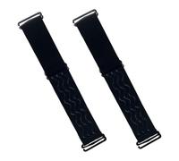 DECOMELODY Lot de 2 Sangles Élastiques de Fixation pour Perruques 30 Mm Réglables en Silicone Noir Confortables Professionnelles Usage Quotidien et Voyage