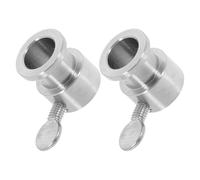 DECOMELODY Lot de 2 Set de Bagues Rotatives en Acier Inoxydable 19X25X14 CM pour Rôtissoire Barbecue Contrepoids de Cuisson Solide Accessoires pour Kit de Rôtisserie pour Grillades en