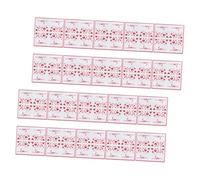 DECOMELODY Lot de 20 Serviettes en Papier Jetables de Cœur Saint-valentin, Motif Love Imprimé, en Pâte de Bois Douce et Résistante, Absorbantes, pour Mariage, Fête et Décoration Romantique