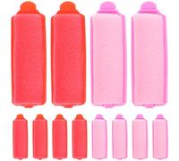 DECOMELODY Lot de 24 Bigoudis en Éponge Diamètre 2 Cm pour Boucler Cheveux Naturels, Rouleaux sans Chaleur, Coiffure Maison pour Femmes, Outil de Coiffure Doux et Léger, Couleur Aléatoire