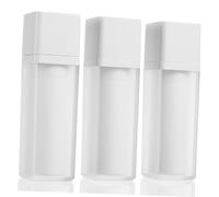 DECOMELODY Lot De 3 Bouteilles De Voyage Cosmétiques 30 Ml Flacons Carrés En Plastique Mat Compacts Légers Pour Soins Du Visage Et Distribution De Lotion En Déplacement