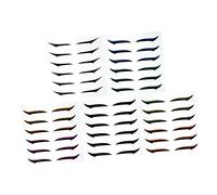 DECOMELODY Lot De 36 Paires Deyeliners Pailletés Double Bande Pour Femme