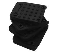 DECOMELODY Lot de 4 Patins Antidérapants en Caoutchouc pour Échasses de Plaquiste avec Vis Semelles de Rechange Robustes pour Travaux de Plâtrage Peinture et Installations Électriques