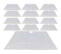 DECOMELODY Lot De 40 Pastilles Nettoyantes Pour Salle De Bain Attrape-Cheveux Couvercles De Bonde Pour Lavabo Et Sol Récupérateur De Cheveux Pour En Pe Transparent