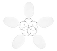 DECOMELODY Lot de 5 Grattoirs Compacts en Plastique Multi-Usages Petit Outil de Grattage Léger pour Tickets et Étiquettes Support Suspendu pour Usage Quotidien et Couleur Aléatoire