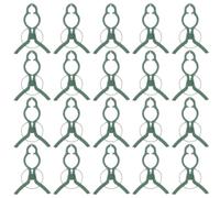 DECOMELODY Lot de 50 Pinces pour Plantes Grimpantes et Tomates Clips en Plastique Robustes pour Fixation Facile sur Ficelles et Structures de Jardin