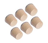 DECOMELODY Lot De 6 Bouchons De Bouteille en Bois Grand Format, Bouchons pour Bouilloire d'eau Chaude, Étanches Et Réutilisables, Compatibles Bouteilles Isothermes, Accessoires pour Maison Cuisine
