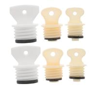 DECOMELODY Lot de 6 Bouchons Étanches pour Bouillottes - Couvercles de Remplacement en Silicone Résistant à la Chaleur - 3 Tailles Joints - Accessoires pour Paquet d'Eau Chaude Usage Hiver