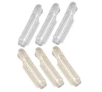 DECOMELODY Lot De 6 Pinces Volumatrices à Cheveux Brillantes or Et Argenté, Taille Moyenne, Pour Donner Du Volume Aux Racines Et Franges, Outils Coiffure Pour Femmes Et Filles, Usage Quotidien
