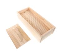 DECOMELODY Machine à Laine de Moxa Roulée à la Main, Broyeur Manuel pour Poudre Fine, Outil de Moxibustion Portable en Bois, Fabrication Artisanale, Usage Santé et Bien-Être, Acupuncture