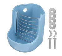 DECOMELODY Mangeoire à Lapin Et Chinchillas Bol d'alimentation en Céramique Stable Grand Format Support Anti-Renversement pour Petits Animaux