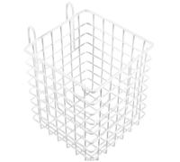 DECOMELODY Mangeoire à Lapins Résistante à l'usure en Métal, Support Suspendu 11,5 x 10,3 x 13 Cm pour Cage, Distribution Pratique De Foin pour Petits Animaux, Livraison pour Lapins Et Cobayes