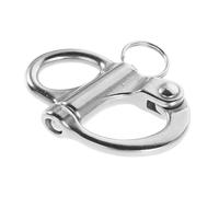 DECOMELODY Manille à Ressort Fixe Acier Inoxydable Équipement Robuste pour Voilier Fixation Sécurisée pour Gréement Bateau Installation Facile Résistance Aux Conditions Marines