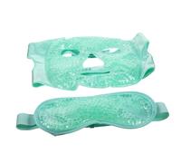 DECOMELODY Masque Facial en Gel Réutilisable Masque de Compresse Froide Léger pour Fatigue Oculaire Anti-poches Détente Voyage et Maison