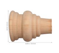 DECOMELODY Meuble Bois Massif pour Canapé et Table Ronds Décoratifs Style Français Résistants Aux Rayures Support Solide pour Salon et Chambre