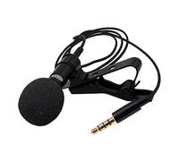 DECOMELODY Micro Clip Lavalier Microphone Set with Clip for Recording in Interviews Streaming Podcasting and Online Teaching