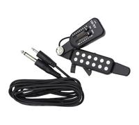 DECOMELODY Micro de Rosace pour Guitare Acoustique et Classique, Capteur sans Perçage, Compatible Cordes Acier, Transducteur de Contact pour Amplification, Accessoire Micro Guitare Folk,