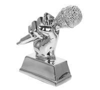 DECOMELODY Microphone Garçon Fille Argenté Souvenir Chanson Concours et pour École et Communauté