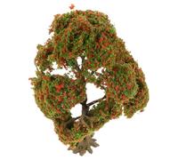 DECOMELODY Mini Arbre Artificiel avec Base pour Micro Paysage Décor de Jardin Miniature Arbre Factice pour Diorama et Table de Sable