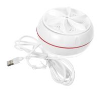 DECOMELODY Mini Lave Linge Portable USB avec Turbine Machine à Laver Compacte pour Voyage et Dortoir Nettoyage Intelligent avec Rotation Avant Arrière Minuterie Automatique et Haute