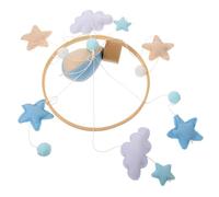 DECOMELODY Mobile Berceau Feutre avec Boules Colorées Décoration Suspendue pour Chambre Garçon Fille Ornement Mural Doux pour Lit Garçon Fille et Chambre d'Enfant