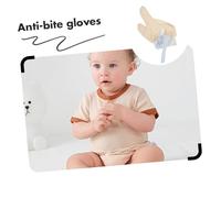 DECOMELODY Moufles Anti-succion Bébé Protège-doigts Souples Et Respirants Taille s Bleu Pour Nourrisson Protection Sûre Morsures Lot