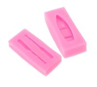 DECOMELODY Moule à Pâtisserie en Silicone 3d Forme Bateau et Pagaie 2 Pièces Antiadhésif pour Fondant au Chocolat Pâtisserie DIY la Cuisine Créative