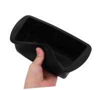 DECOMELODY Moule à Silicone avec Cadre Métallique Renforcé Moule à Cake Rectangulaire Antiadhésif Flexible et Facile à Démouler pour Cuisson Maison et Professionnelle