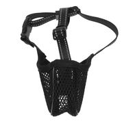 DECOMELODY Muselière Respirante Ajustable pour Chiens Couvre-Bouche Doux Maille pour Chiens De Empêche Les Morsures Mâchage Accessoire Confortable Et Pratique pour Animaux Domestiques