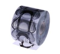 DECOMELODY Nail Extension Tray Auto-adhésif PVC Transparent Guide Forme pour Manucure Gel UV Acrylique Ongles Extensions Professionnel