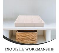 DECOMELODY Organisateur de Tiroir Extensible pour Coiffeuse 39X5X265 CM en Plastique Blanc Séparateur 3 Compartiments Réglable Rangement Maquillage Parfums et Soins du Visage pour Bureau