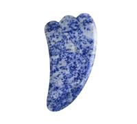 DECOMELODY Outil de Massage Visage Jade Naturel Plaque de Grattage Gua Sha pour Soins Du Visage et Du Corps Améliore le Teint et Resserre les Pores Confortable et Cadeau pour Fête