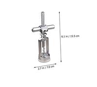 DECOMELODY Ouvre Bouteille de Vin Multifonction Inoxydable Tire Bouchon Portable avec Design Créatif Facile à Utiliser pour Amateurs et