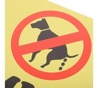 DECOMELODY Panneau Mural Vintage en Tôle « Interdit D’Uriner » pour Chien Message « Souriez vous Êtes Filmé » - Panneau D’Avertissement Extérieur Résistant aux Intempéries pour Jardin et