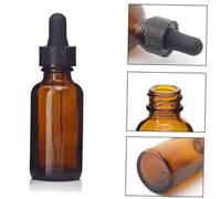 DECOMELODY Paquet de 3 Lot de Flacons Vides Verre avec Pipette Rechargeables pour Huiles Essentielles Mélanges DIY et Format Voyage Pratique