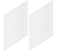 DECOMELODY Paquet de Protection Long pour Ceintures 100 Pièces en Plastique